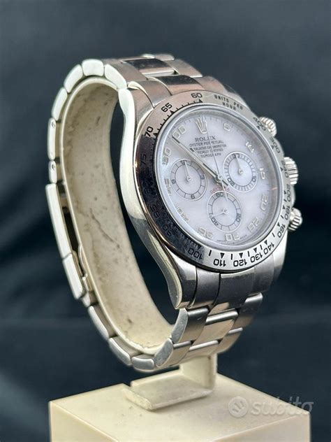 Vendita rolex daytona oro bianco 